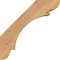 Ekena Millwork 5 1/2"W x 14"D x 14"H Olympic Smooth Knee Brace, Western Red Cedar BRC06X14X14OLY00SWR - alternate 2